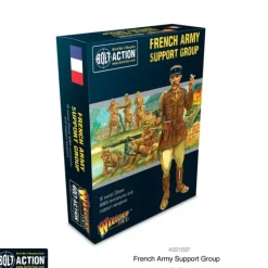 Shop All*Bolt Action - More Allies: French Army Support Group - Miniature Marvels: Airplane Models & Painted Dice
