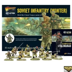 Shop All*Bolt Action - Soviet Union: Soviet Winter Infantry + Digital Guide: Stalingrad - Miniature Marvels: Airplane Models & Painted Dice