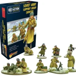 Shop All*Bolt Action - Soviet Union: Soviet Army (Winter) Support Group - Miniature Marvels: Airplane Models & Painted Dice