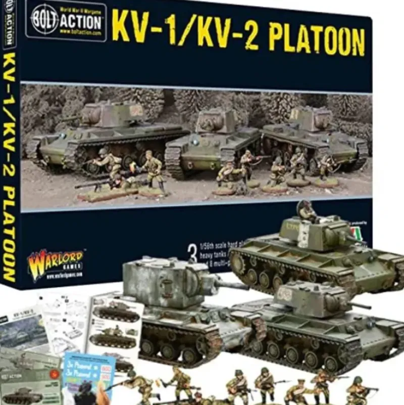 Shop All*Bolt Action - Soviet Union: KV1/2 Platoon - Miniature Marvels: Airplane Models & Painted Dice