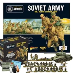 Shop All*Bolt Action - Soviet Union: Soviet Starter Army and Soviet Army Paint Set - Miniature Marvels: Airplane Models & Painted Dice