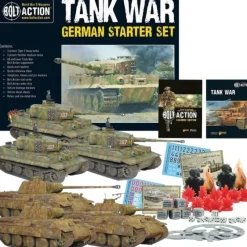 Shop All*Bolt Action - Tank War: German Starter Set - Miniature Marvels: Airplane Models & Painted Dice