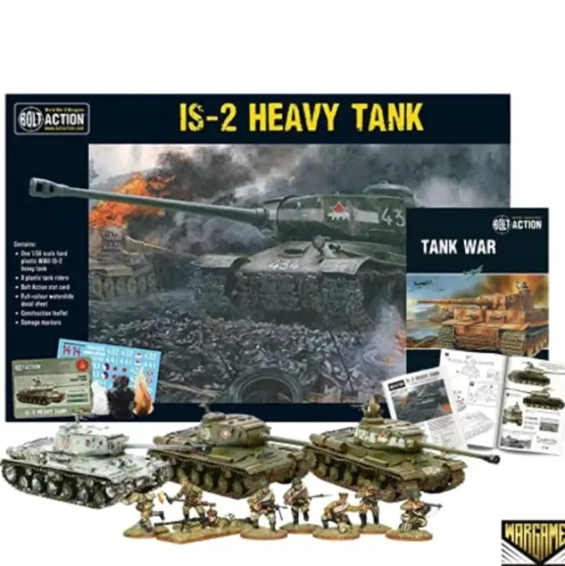 Shop All*Bolt Action - Tank War: Is-2 Heavy Tank + Digital Guide: Tank War - Miniature Marvels: Airplane Models & Painted Dice