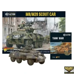 Shop All*Bolt Action - Tank War: M8/M20 Greyhound Scout Car + Digital Guide - Miniature Marvels: Airplane Models & Painted Dice