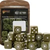Shop All*Bolt Action - USA: Allied Star D6 Dice Pack - Miniature Marvels: Airplane Models & Painted Dice