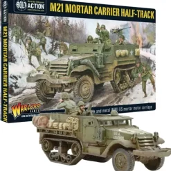 Shop All*Bolt Action - USA: M21 Mortar Carrier Support Half-track - Miniature Marvels: Airplane Models & Painted Dice