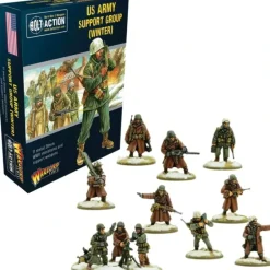 Shop All*Bolt Action - USA: US Army Support Group (Winter) - Miniature Marvels: Airplane Models & Painted Dice