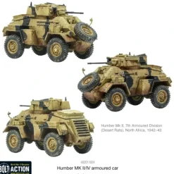 Shop All*Bolt Action: Humber MK II/IV Armoured Car - Miniature Marvels: Airplane Models & Painted Dice