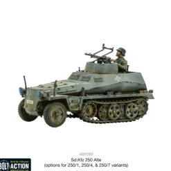 Shop All*Bolt Action: Sd.Kfz 250 Alte (Options For 250/1, 250/4 & 250/7) - Miniature Marvels: Airplane Models & Painted Dice