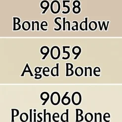 Paint<Bone Colors: MSP Triads RPR 09720 - Miniature Marvels: Airplane Models & Painted Dice