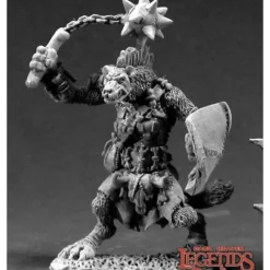 Miniature*Boneflail, Gnoll Cleric: Dark Heaven Legends RPR 03333 - Miniature Marvels: Airplane Models & Painted Dice