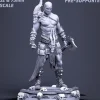 Miniature<Boneflesh Dragon Warrior, 32mm - Miniature Marvels: Airplane Models & Painted Dice