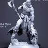 Miniature<Boneflesh Warrior with Head, 32mm - Miniature Marvels: Airplane Models & Painted Dice