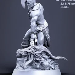 Shop All*Boneflesh Warrior with Head, 75mm - Miniature Marvels: Airplane Models & Painted Dice