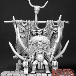 Miniature<Bongani, Savage King: Dark Heaven Legends RPR 03153 - Miniature Marvels: Airplane Models & Painted Dice