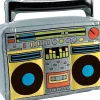 Egpull<BOOM BOX Inflatable Blow Up Speaker Radio 80's Party Hip Hop Music Inflate - Miniature Marvels: Airplane Models & Painted Dice