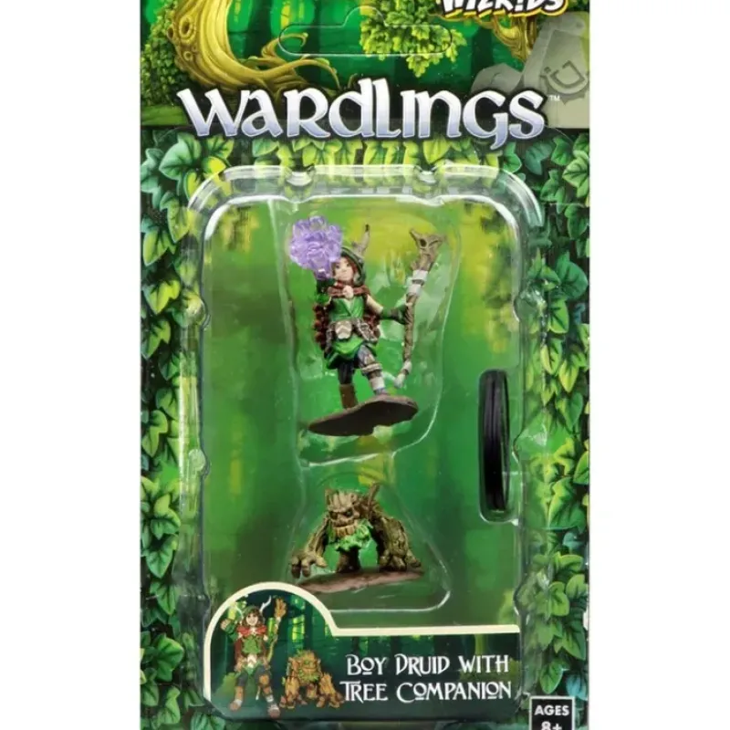 Miniature<Boy Druid & Tree Creature: WizKids Wardlings WZK 73319 - Miniature Marvels: Airplane Models & Painted Dice