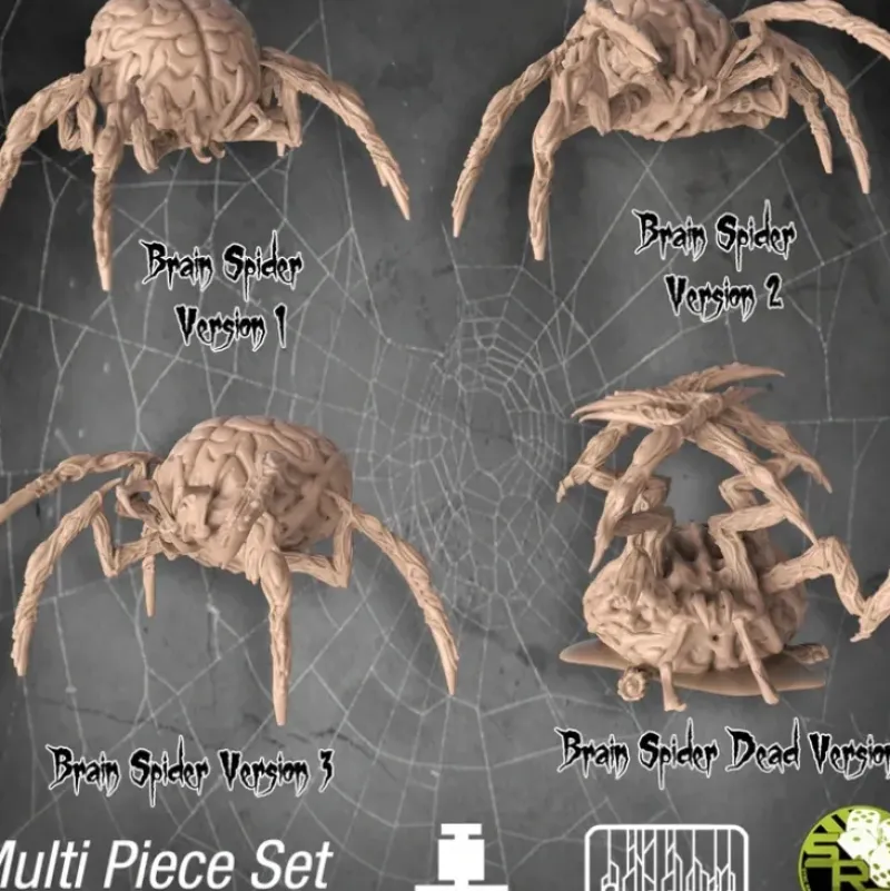 Shop All*Brain Spider - Miniature Marvels: Airplane Models & Painted Dice