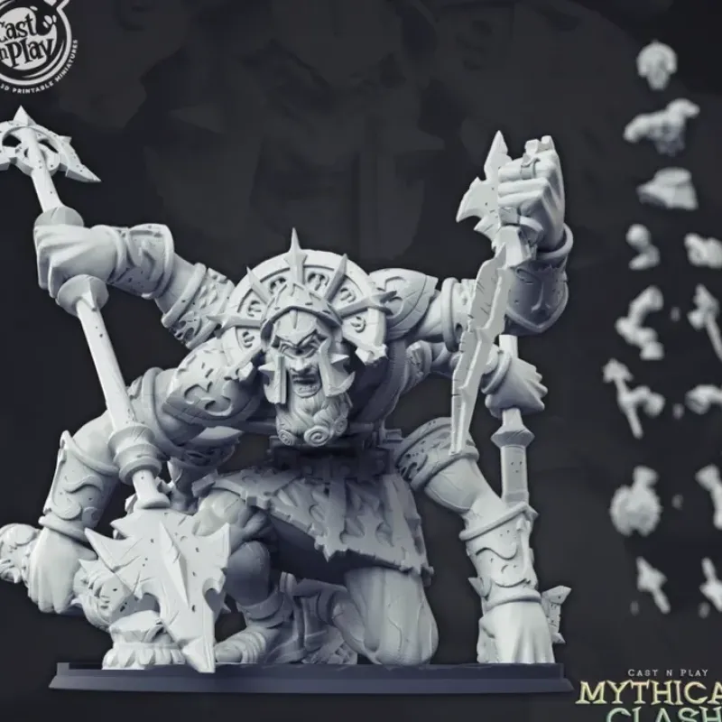 Miniature<Brakaos - Miniature Marvels: Airplane Models & Painted Dice