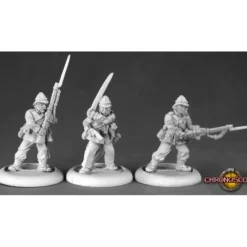 Miniature<British Colonial Riflemen II (3): Chronoscope RPR 50184 - Miniature Marvels: Airplane Models & Painted Dice