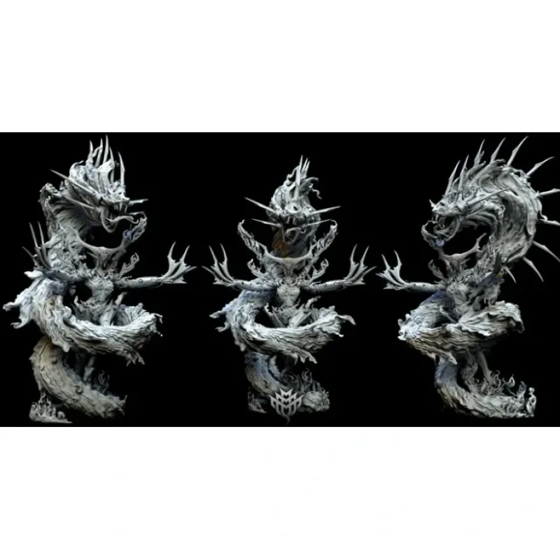 Miniature<Burning Embers Ophidian - Miniature Marvels: Airplane Models & Painted Dice