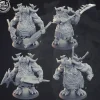 Miniature<Butcher Demon - Miniature Marvels: Airplane Models & Painted Dice