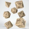 Dice<Call of Cthulhu Beige & Black Dice Set (7) QWS SCTH18 - Miniature Marvels: Airplane Models & Painted Dice