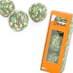 Egpull<Camo Golf Balls 3-Pack - Funny Joke Trick GaG Putting Prank - Where is it? haha - Miniature Marvels: Airplane Models & Painted Dice