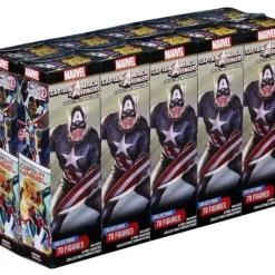 Miniature<Captain America and The Avengers Brick: Marvel HeroClix WZK 73971 - Miniature Marvels: Airplane Models & Painted Dice