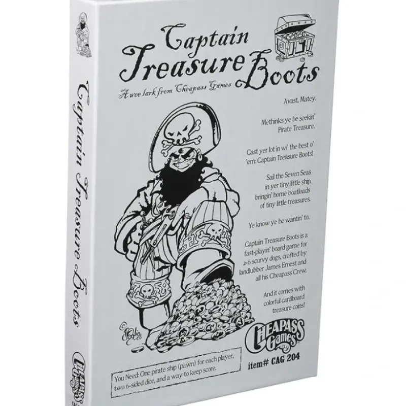 Board Game<Captain Treasure Boots (2nd Edition) CAG 204 - Miniature Marvels: Airplane Models & Painted Dice