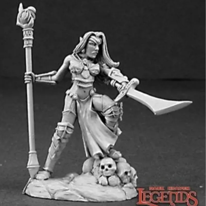 Miniature<Carinth, Dark Elf Sorceress: Dark Heaven Legends RPR 03193 - Miniature Marvels: Airplane Models & Painted Dice