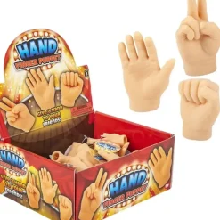 Egpull<CASE 72 HAND FINGER PUPPET - Tiny Hands Soft Realistic Magic Trick GaG Joke Toy - Miniature Marvels: Airplane Models & Painted Dice