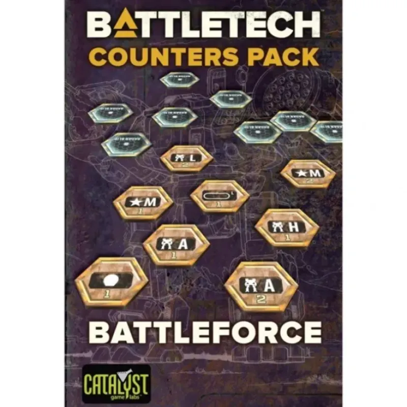 Shop All*Catalyst Game Labs BattleTech Counters Pack: Battleforce - Miniature Marvels: Airplane Models & Painted Dice
