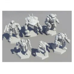 Shop All*Catalyst Game Labs BattleTech Mini Force Pack: ComStar Command Level II - Miniature Marvels: Airplane Models & Painted Dice