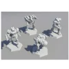 Shop All*Catalyst Game Labs BattleTech: Inner Sphere Striker Lance Miniature Force Pack , Grey - Miniature Marvels: Airplane Models & Painted Dice