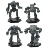 Shop All*Catalyst Game Labs BattleTech Mini Force Pack: Inner Sphere Heavy Battle Lance - Miniature Marvels: Airplane Models & Painted Dice