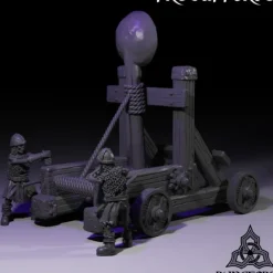 Miniature<Catapult Bundle - Miniature Marvels: Airplane Models & Painted Dice