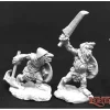 Miniature<Cave Goblin Warriors (2): Dark Heaven Legends RPR 03776 - Miniature Marvels: Airplane Models & Painted Dice