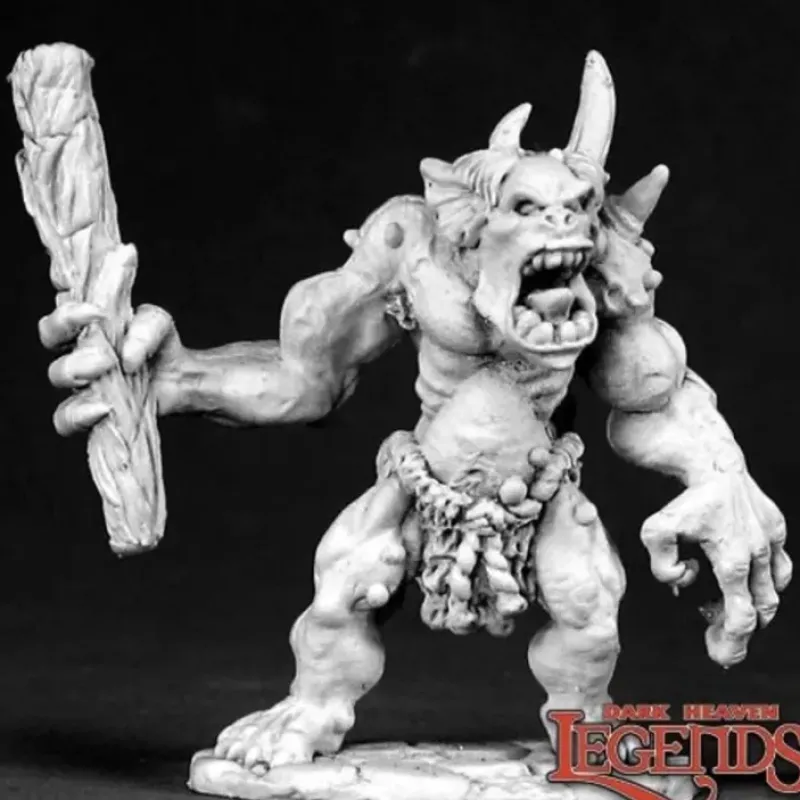 Miniature<Cave Troll Champion: Dark Heaven Legends RPR 02488 - Miniature Marvels: Airplane Models & Painted Dice
