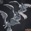 Miniature<Celestial Beast - Miniature Marvels: Airplane Models & Painted Dice