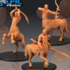 Miniature<Centaur - Miniature Marvels: Airplane Models & Painted Dice