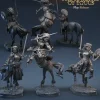 Miniature<Centaur Light Knights - Miniature Marvels: Airplane Models & Painted Dice