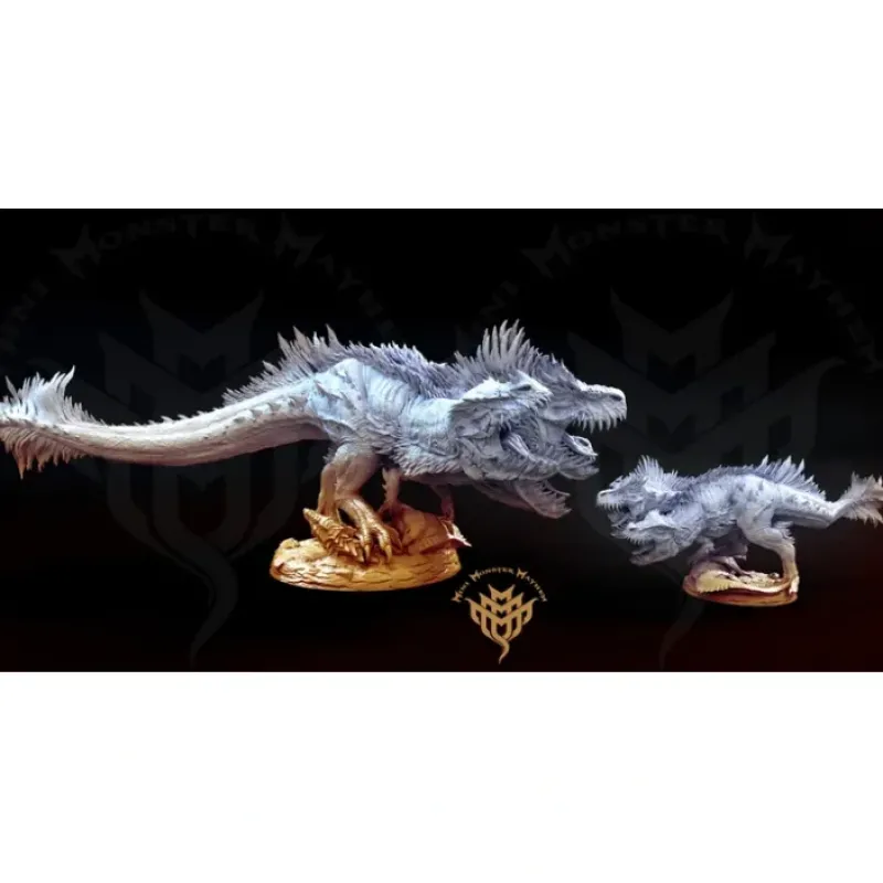 Miniature<Cerberus Rex - Miniature Marvels: Airplane Models & Painted Dice