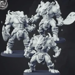 Miniature<Chaos Troll - Miniature Marvels: Airplane Models & Painted Dice