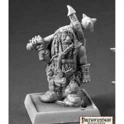 Miniature<Cheiton, Dwarf Hero: Pathfinder RPR 60122 - Miniature Marvels: Airplane Models & Painted Dice