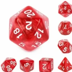 Shop All*Cherry Dice 7 Set - Miniature Marvels: Airplane Models & Painted Dice