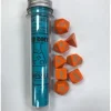Shop All*Chessex CHX30038 Lab Dice Heavy Orange w/Turquoise Numbers - Miniature Marvels: Airplane Models & Painted Dice