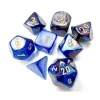 Shop All*Chessex CHX30055 Lab Dice Lustrous Azurite/gold - Miniature Marvels: Airplane Models & Painted Dice