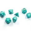 Shop All*Chessex CHX20403 Mini-Polyhedral Oxi-Copper w/ White - Miniature Marvels: Airplane Models & Painted Dice