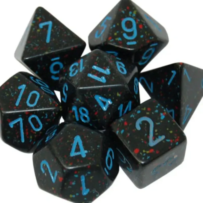 Shop All*Chessex CHX25338 Speckled Blue Stars Dice - Miniature Marvels: Airplane Models & Painted Dice